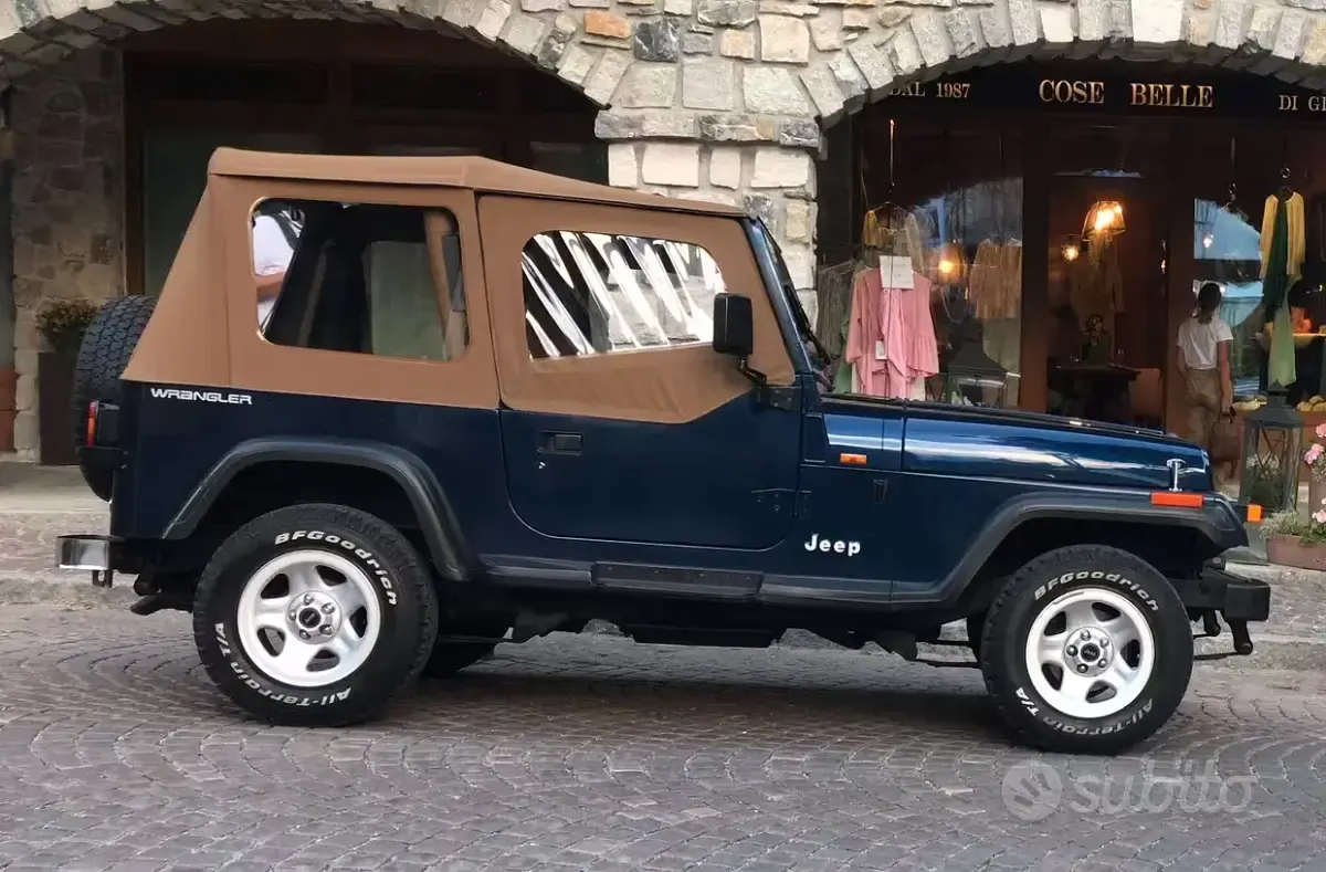 Usata Jeep Wrangler 118 CV (86 kW) 1996 Blu SUV