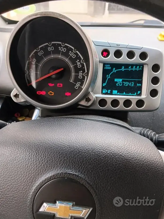 Usata Chevrolet Spark 68 CV (50 kW) 2013 Nero Utilitaria