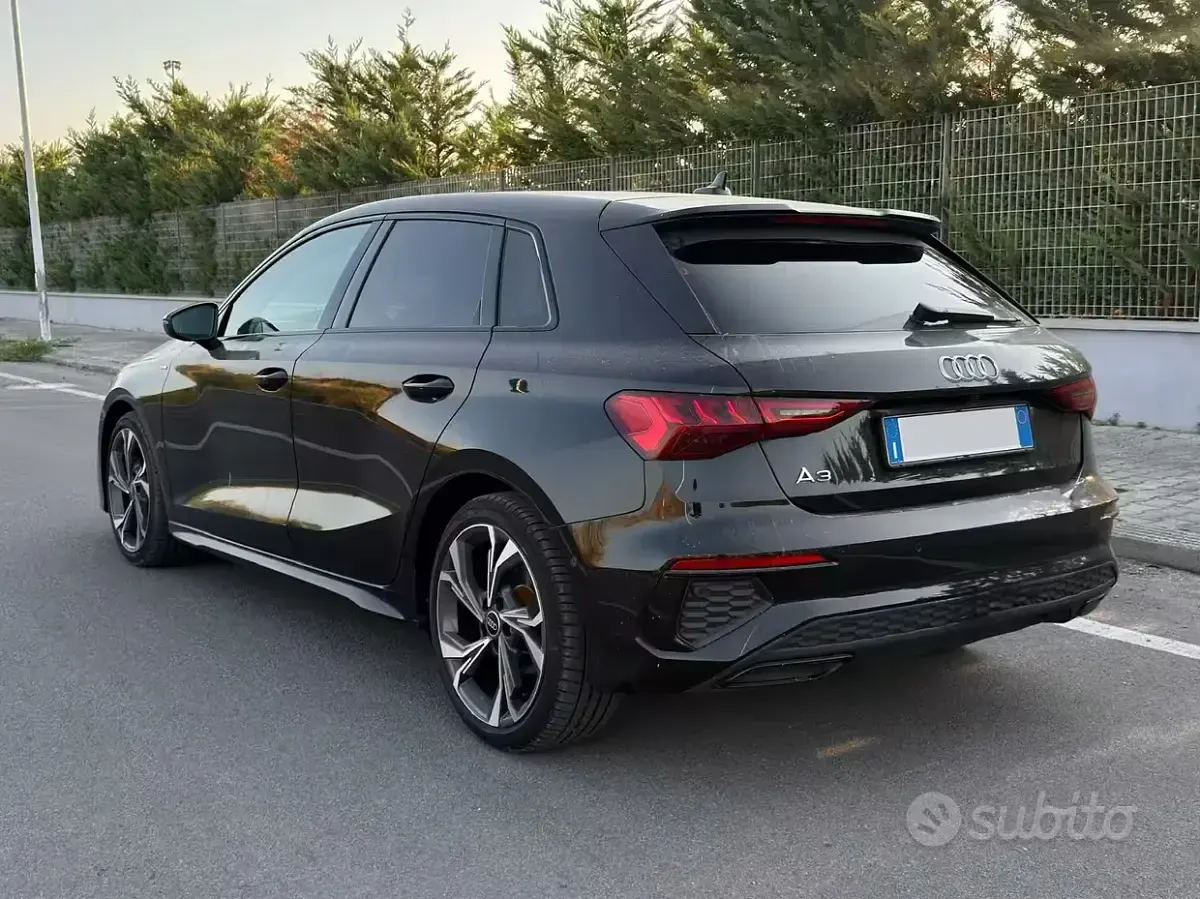 Usata Audi A3 S-Line 150 CV (110 kW) 2022 Nero Berlina