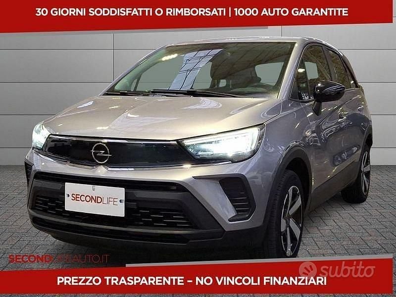 Usata Opel Crossland X Edition 110 CV (80 kW) 2021 Grigio SUV