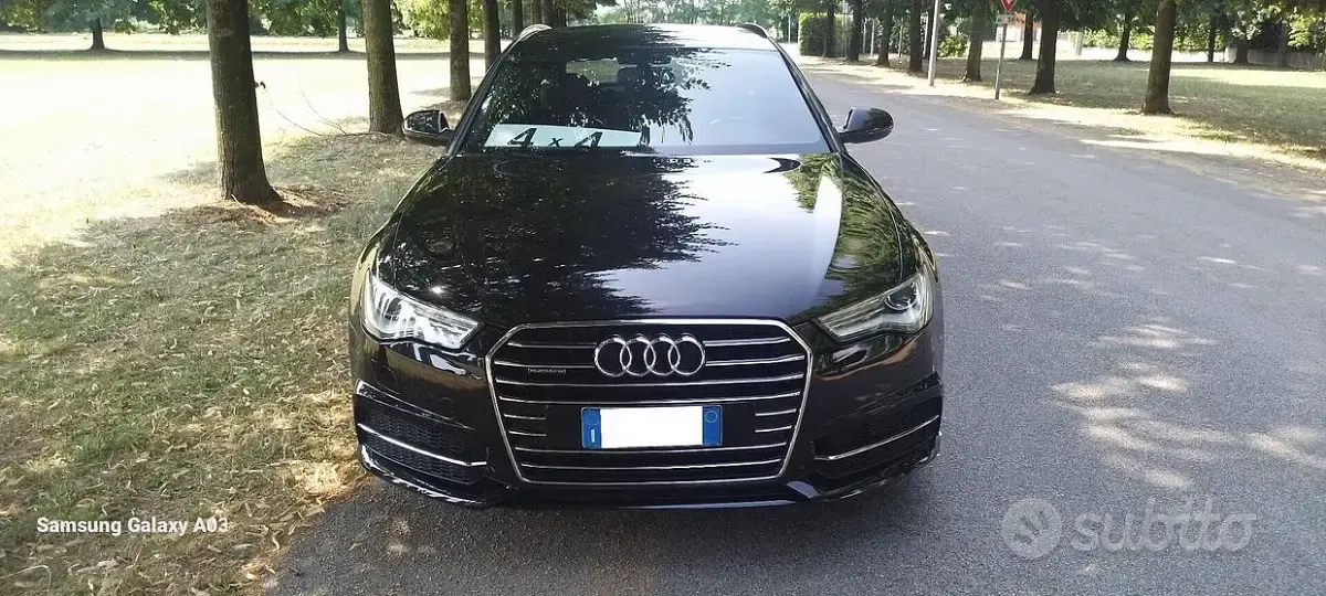 Usata Audi A6 S-Line 218 CV (160 kW) 2015 Nero Station wagon