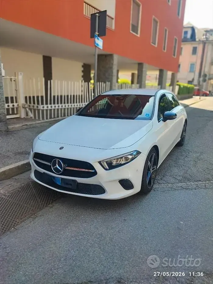 Usata Mercedes A180 116 CV (85 kW) 2019 Bianco Berlina