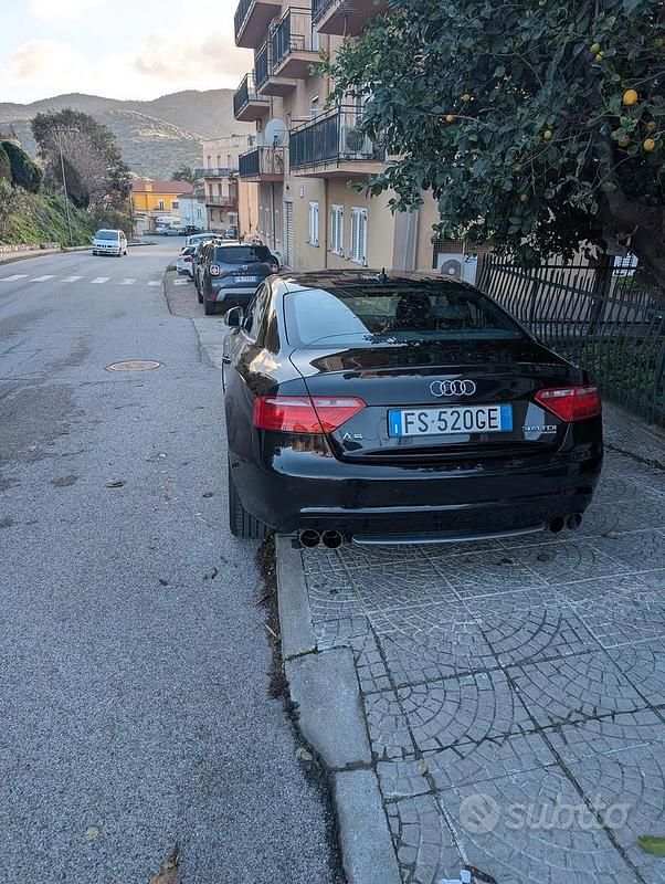Usata Audi A5 S-Line 240 CV (176 kW) 2008 Nero Coupé