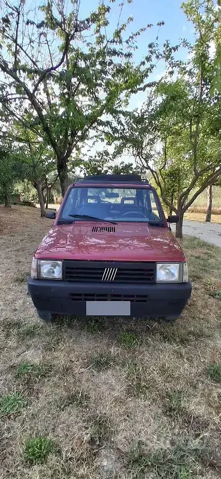 Usata Fiat Panda 4x4 54 CV (39 kW) 1997 Rosso Utilitaria