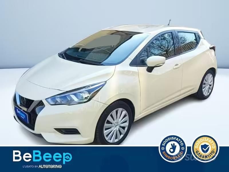 Usata Nissan Micra Acenta 71 CV (52 kW) 2018 Bianco Utilitaria