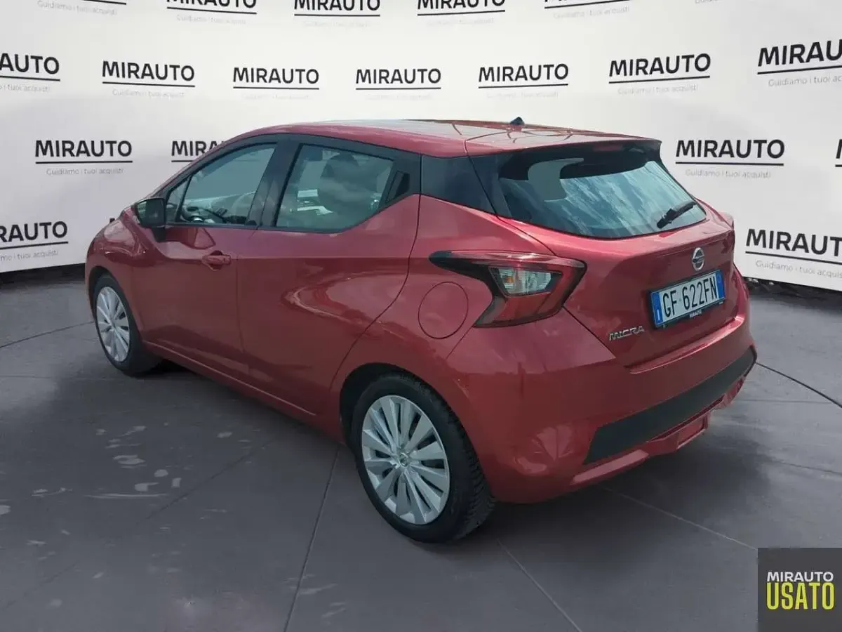 Usata Nissan Micra Acenta 92 CV (67 kW) 2021 Rosso Utilitaria