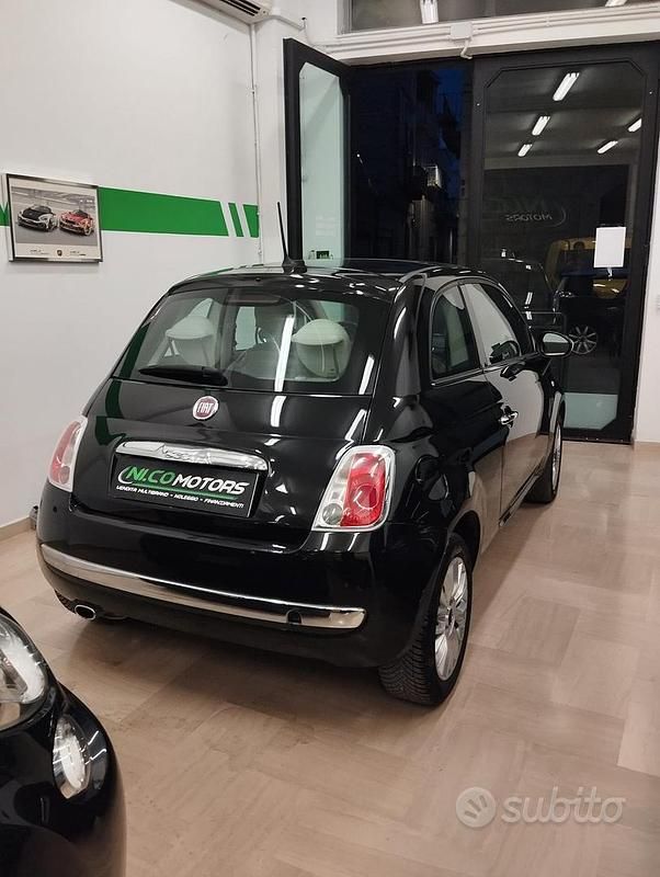 Usata Fiat 500 Lounge 69 CV (50 kW) 2014 Nero Berlina