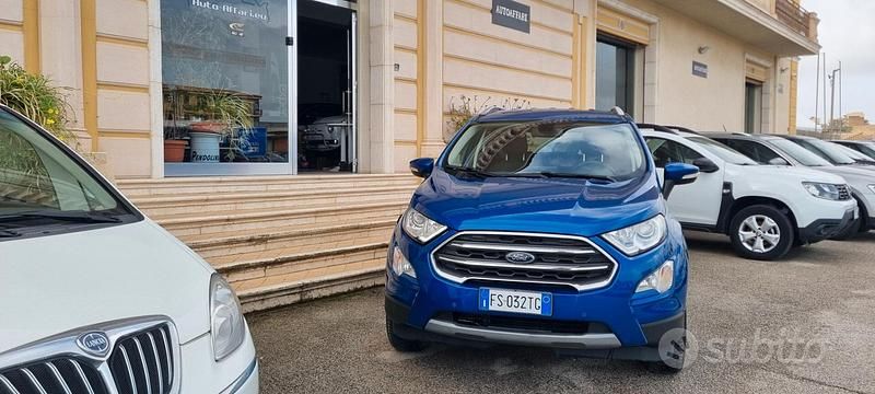 Blu Usata 2018 Ford Ecosport Titanium SUV | 10.500 € (Cara) - Immagine 1/4