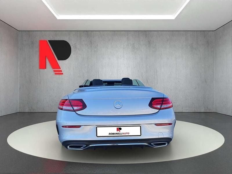 Usata Mercedes C220 Premium Plus 194 CV (142 kW) 2021 Argento Cabrio