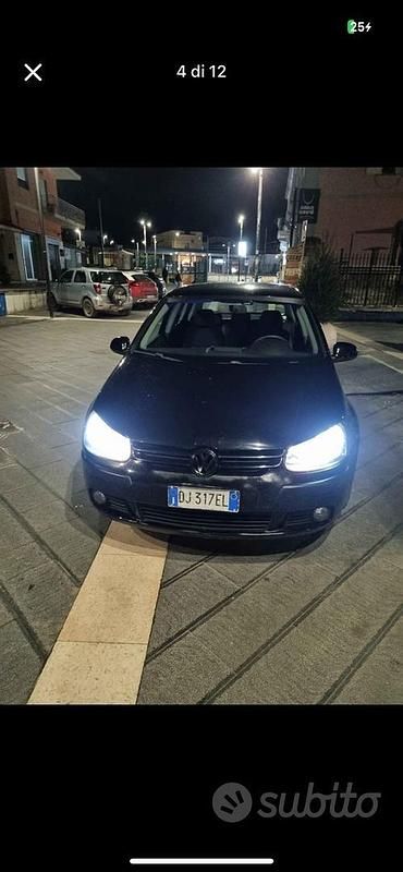 Usata VW Golf V Comfortline 102 CV (75 kW) 2007 Nero Berlina