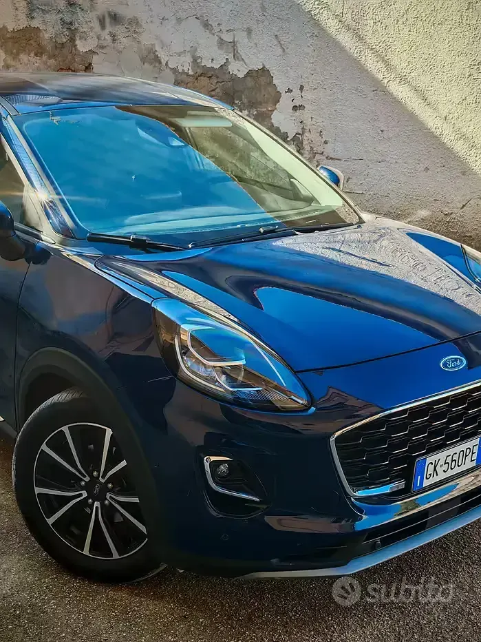 Usata Ford Puma Titanium 120 CV (88 kW) 2022 Blu SUV