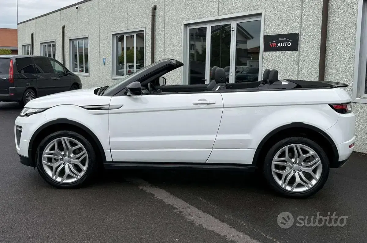 Usata Land Rover Range Rover evoque HSE Dynamic 150 CV (110 kW) 2017 Bianco Cabrio