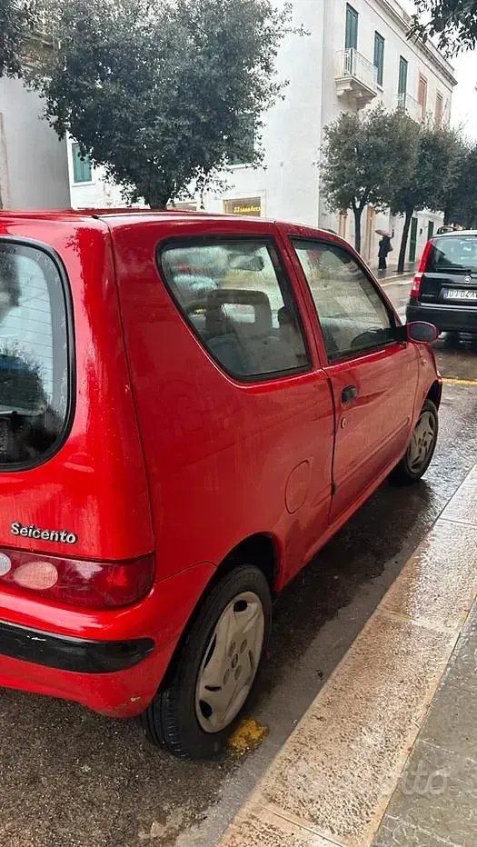 Usata Fiat 600 1999 Rosso Utilitaria