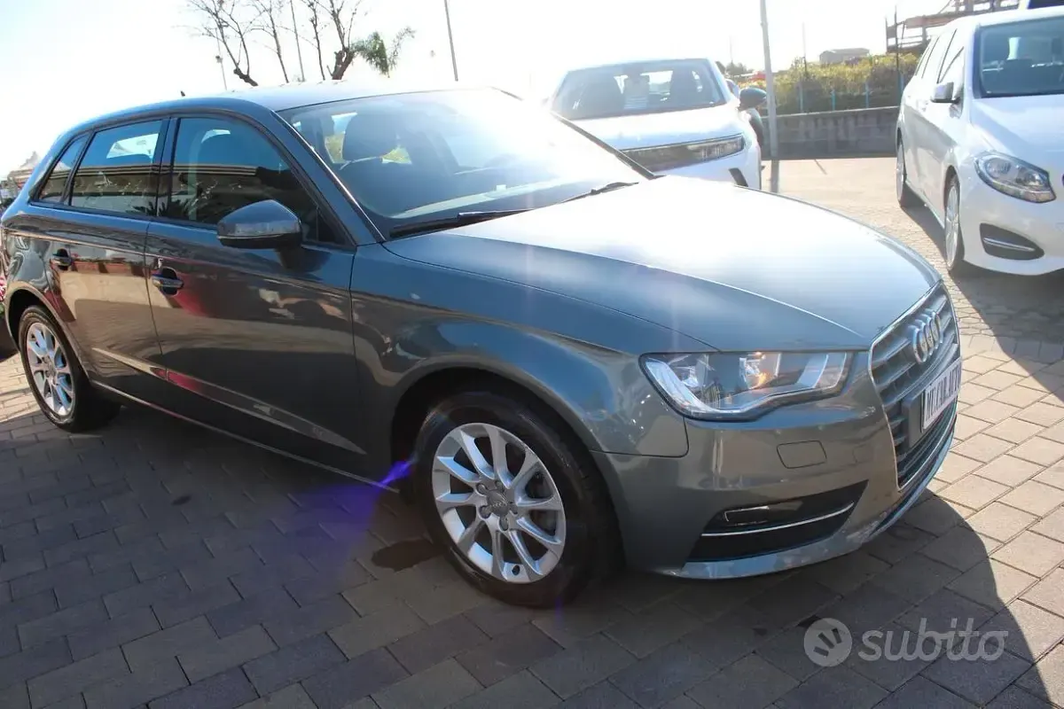 Usata Audi A3 Ambition 110 CV (80 kW) 2016 Grigio Berlina