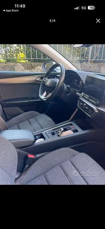 Usata Seat Leon XCELLENCE 150 CV (110 kW) 2021 Bianco Berlina