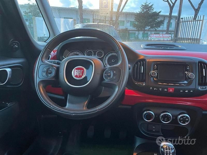 Usata Fiat 500L 85 CV (62 kW) 2013 Rosso Monovolume