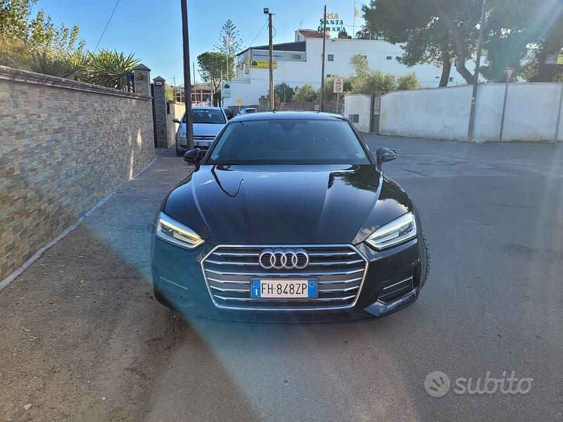 Usata Audi A5 190 CV (139 kW) 2017 Nero Coupé