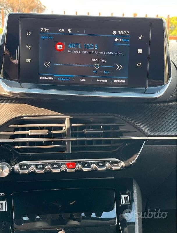 Usata Peugeot 208 2012 Nero Utilitaria