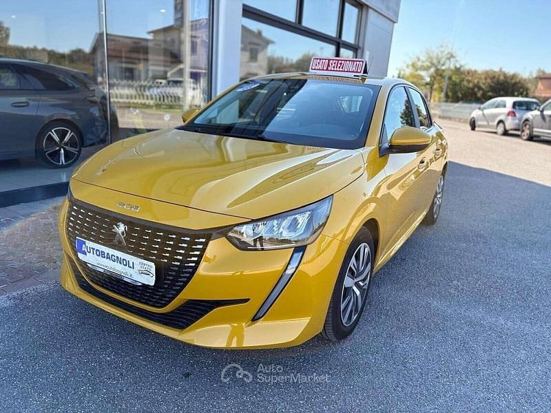 Usata Peugeot 208 Active 75 CV (55 kW) 2020 Giallo Utilitaria