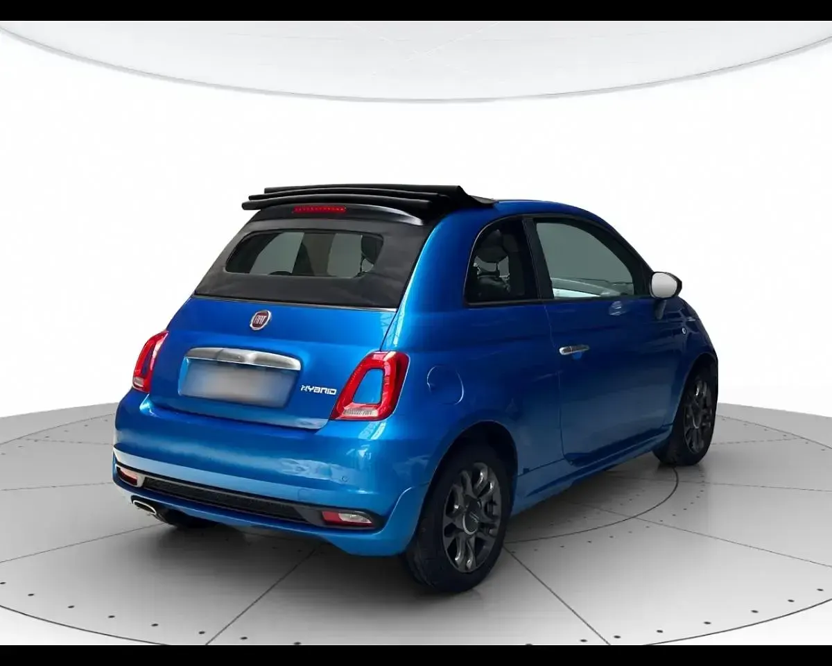 Usata Fiat 500C Dolcevita 70 CV (51 kW) 2021 Blu Cabrio