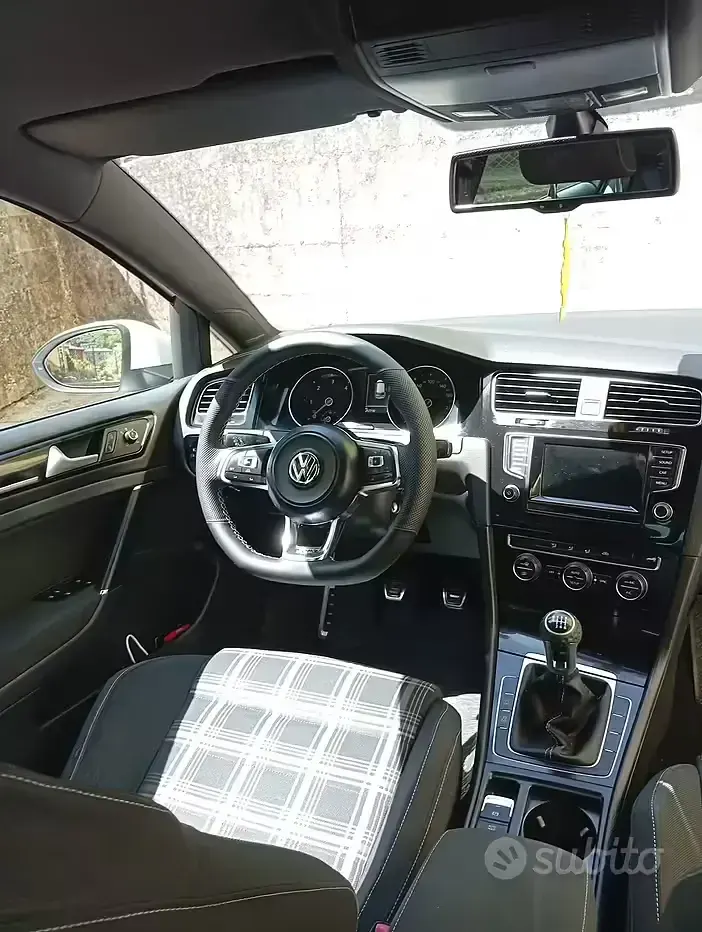 Usata VW Golf VII GTD 184 CV (135 kW) 2013 Bianco Berlina