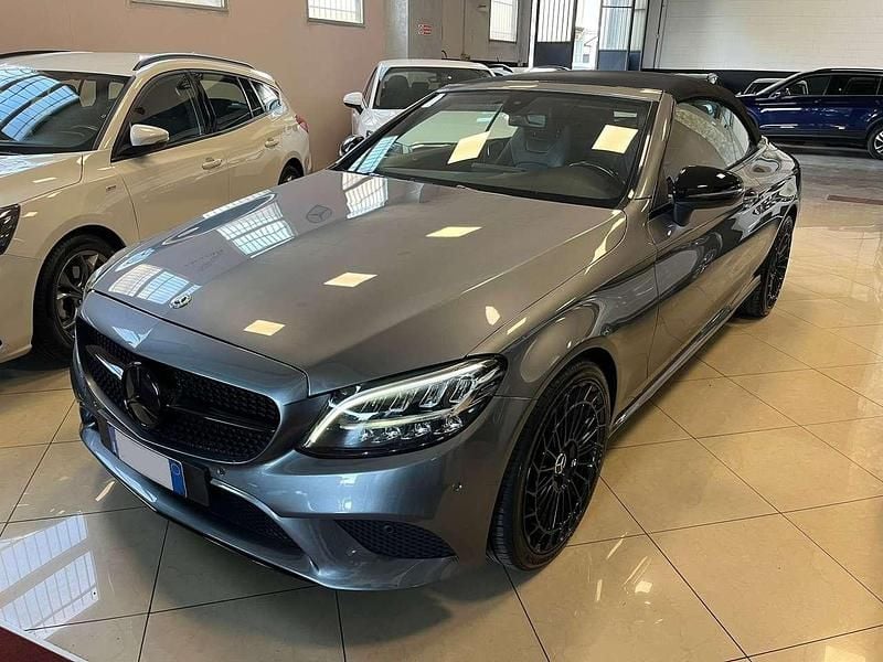 Usata Mercedes C220 Premium 194 CV (142 kW) 2021 Grigio Cabrio