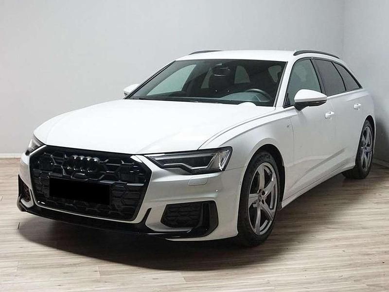 Bianco ghiacciaio metallizzato Usata 2024 Audi A6 S-Line Station wagon | 51.300 € (Molto cara) - Immagine 1/4