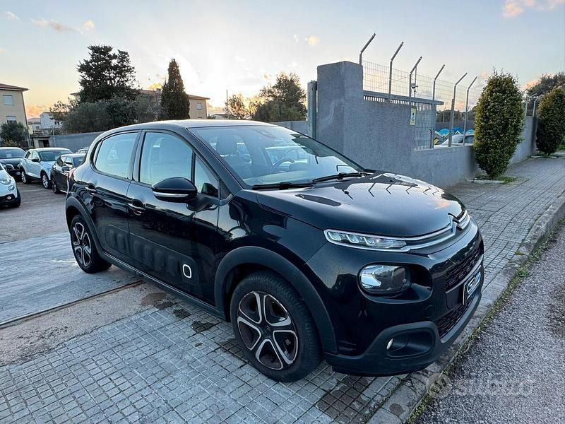 Usata Citroën C3 82 CV (60 kW) 2019 Nero Berlina