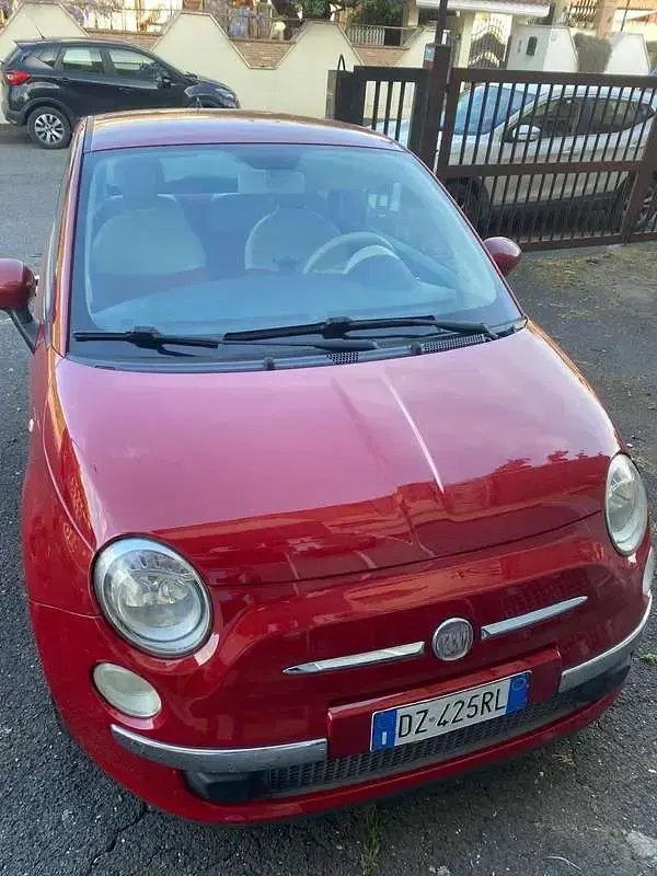 Usata Fiat 500 69 CV (50 kW) 2010 Rosso Utilitaria