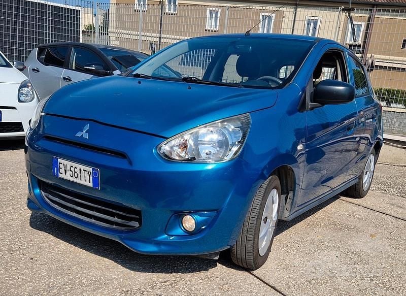 Usata Mitsubishi Space Star Intense 2014 Blu Monovolume