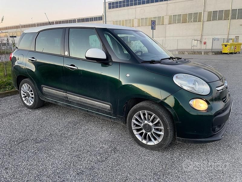 Usata Fiat 500L Living 85 CV (62 kW) 2015 Verde Monovolume