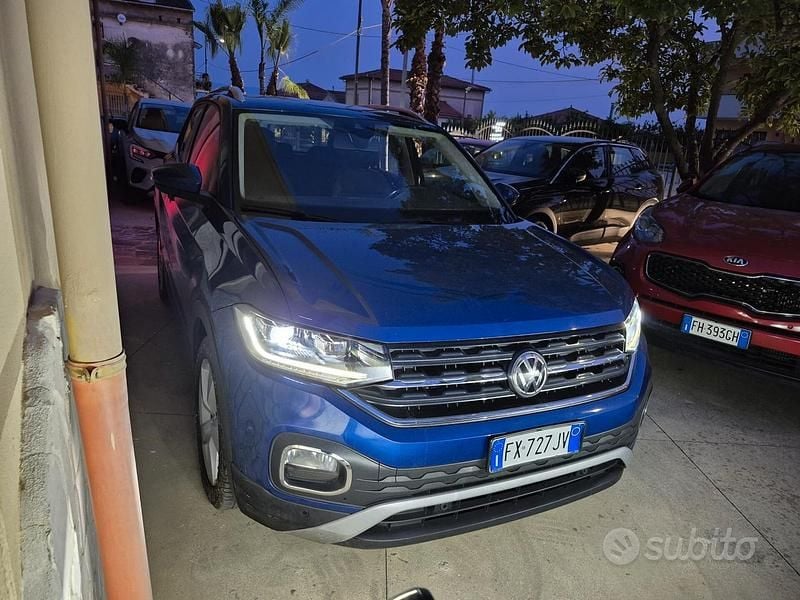 Usata VW T-Cross 95 CV (69 kW) 2020 Blu SUV