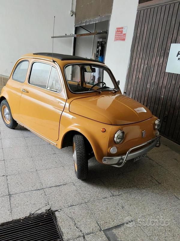 Usata Fiat Cinquecento 1970 Giallo Utilitaria