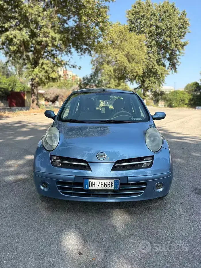 Usata Nissan Micra Acenta 80 CV (58 kW) 2007 Blu Berlina