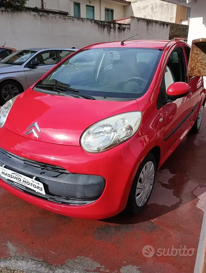 Usata Citroën C1 54 CV (39 kW) 2006 Rosso Utilitaria