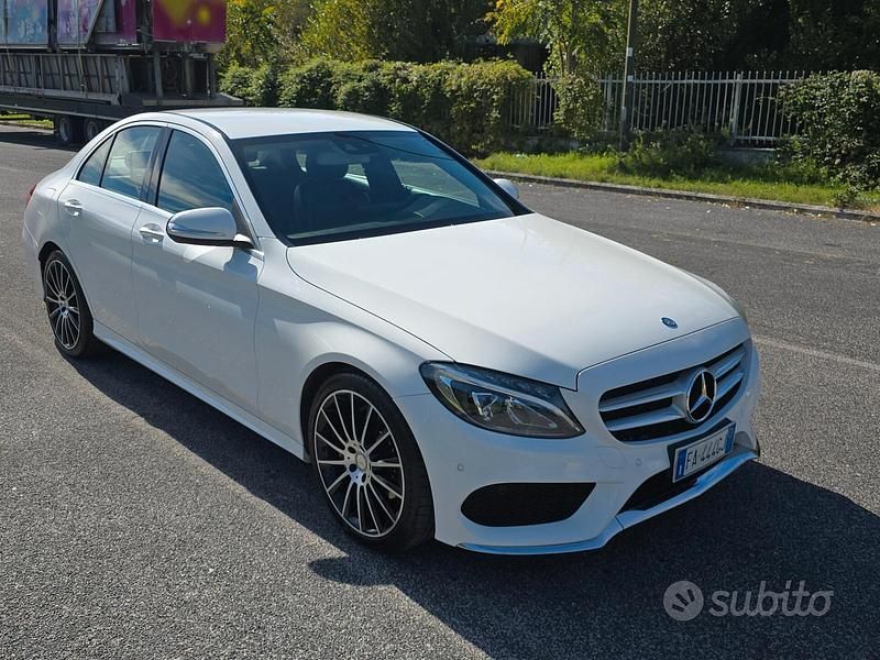 Usata Mercedes C200 Executive 115 CV (84 kW) 2016 Bianco Berlina