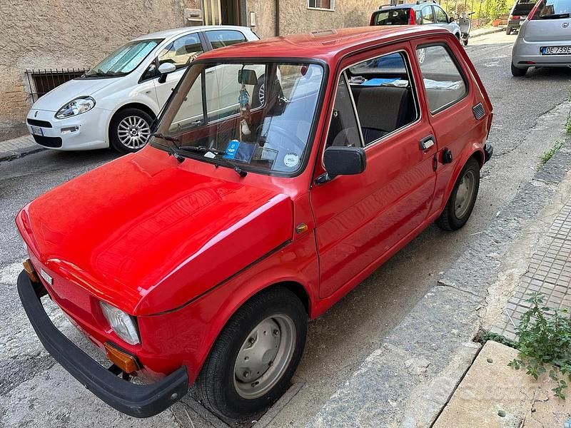 Usata Fiat 126 1970 Rosso Utilitaria
