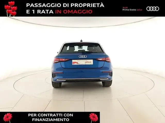 Usata Audi A3 Advanced Plus 110 CV (80 kW) 2022 Blu atollo metallizzato Berlina