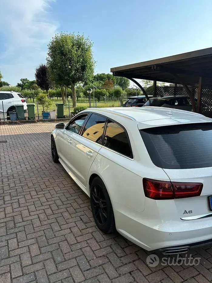 Usata Audi A6 S-Line 190 CV (139 kW) 2018 Bianco Station wagon