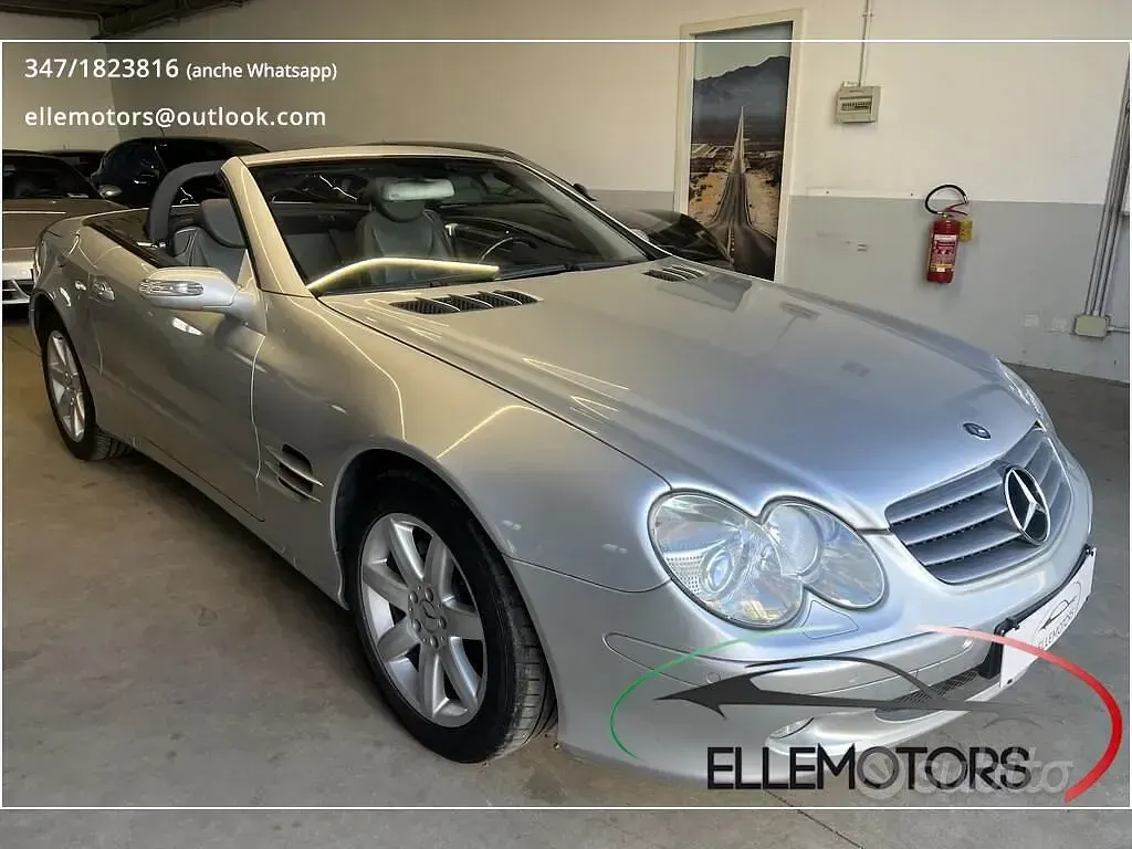 Käytetty Mercedes SL350 245 HP (180 kW) 2004 Hopea Avoauto