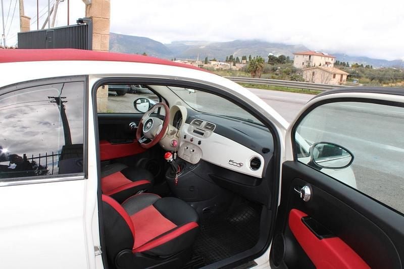 Usata Fiat 500C Rock 74 CV (54 kW) 2009 Bianco Cabrio