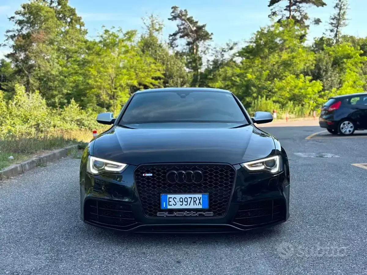 Usata Audi A5 S-Line 177 CV (130 kW) 2013 Nero Coupé