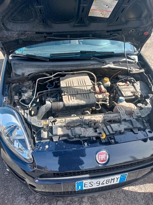 Usata Fiat Punto Lounge 78 CV (57 kW) 2013 Blu Berlina