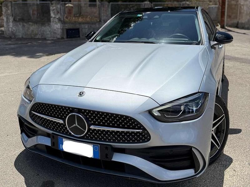 Argento Usata 2024 Mercedes C220 AMG Line Premium Berlina | 38.000 € (Super prezzo) - Immagine 1/4
