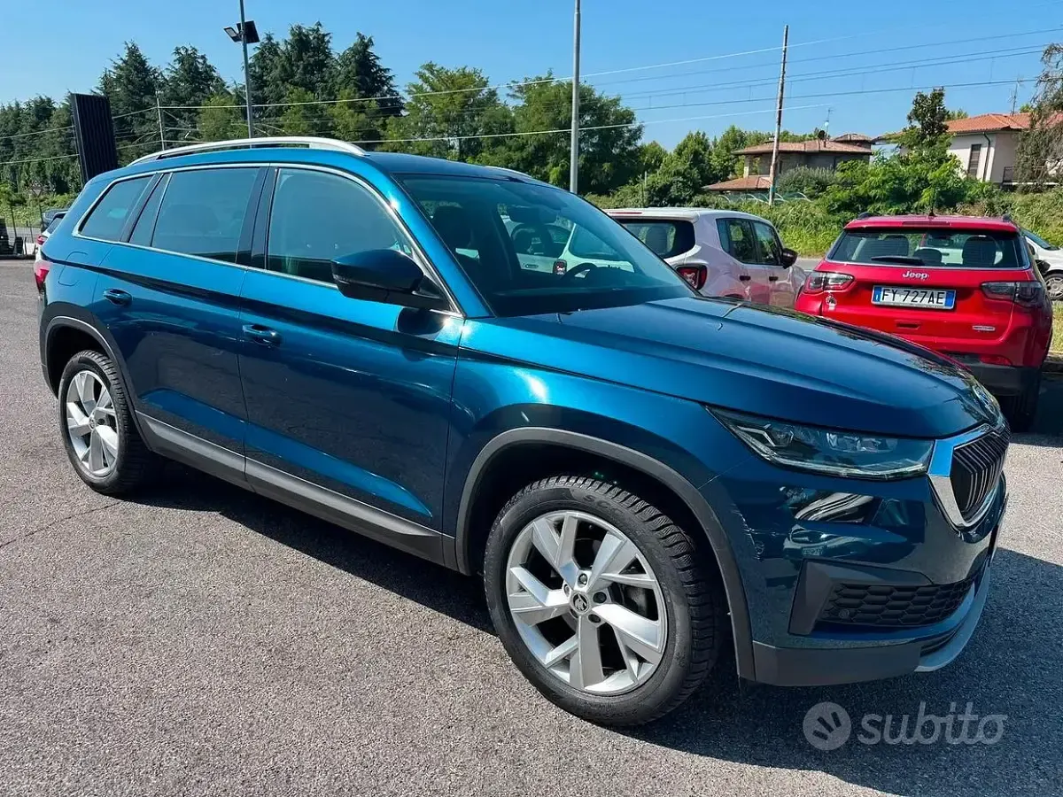 Usata Skoda Kodiaq Executive 150 CV (110 kW) 2022 Bluazzurro SUV