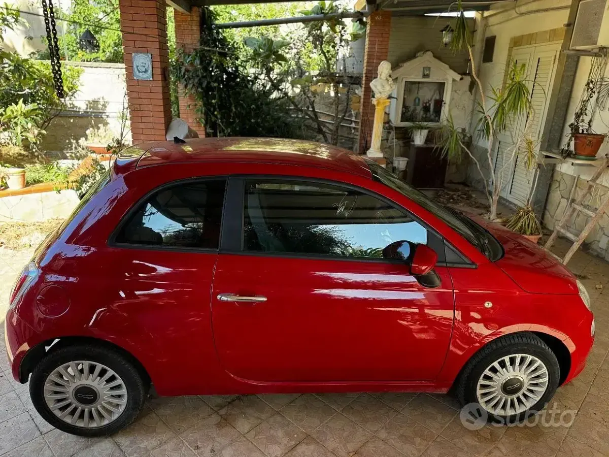 Usata Fiat 500 69 CV (50 kW) 2015 Rosso Berlina