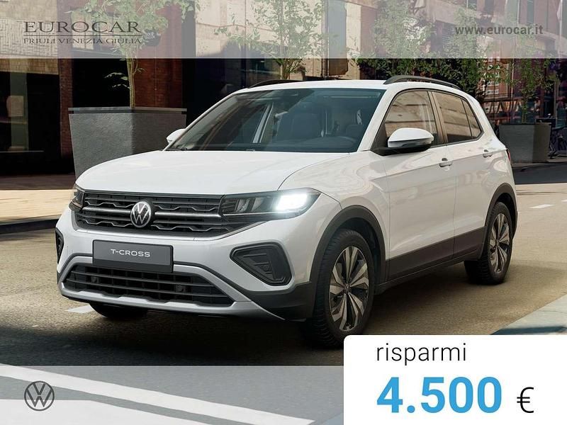 Pure white Nuova 2026 VW T-Cross Edition SUV | 25.200 € (Buon prezzo) - Immagine 1/4