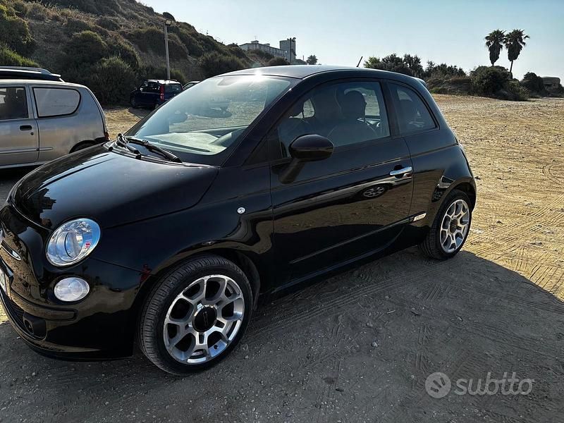 Usata Fiat 500 69 CV (50 kW) 2010 Nero Utilitaria