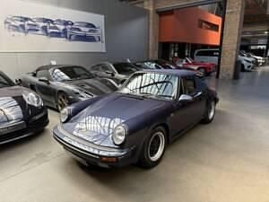 Usata Porsche 911 Carrera Cabriolet 207 CV (152 kW) 1986 Blu Cabrio