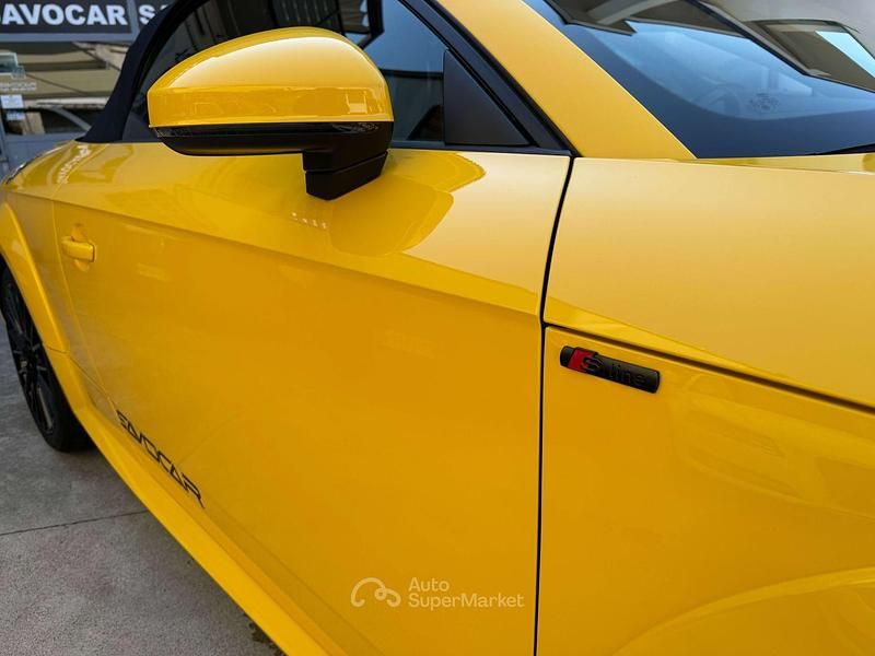 Usata Audi TT Roadster S-Line 179 CV (131 kW) 2016 Giallo Cabrio